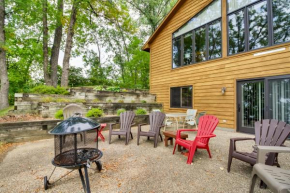 Sandy Beach Family Getaway with Fire Pit and Deck!